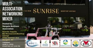 Save the Date for the Multi-Association Networking Mixer hosted by the MBA at @sunrisetequilabar on Tuesday, June 9th! Purchase your tickets now at https://business.acchamber.com/events/details/2026-multi-association-networking-mixer-hosted-by-margate-business-association-5712