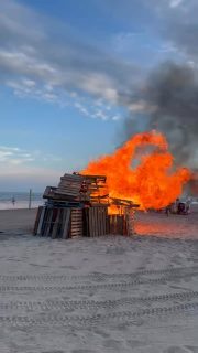 The bonfire is lit and we’re ready to party! Stop by Beachstock After Dark tonight!