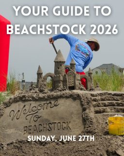 Due to weather, Beachstock has been moved to SUNDAY, JUNE 28th!🌴☀️ Join us in Margate on June 28 for a full day of live music, great food, shopping, family activities, surf lessons, beach games, and nonstop summer fun. From the sand to the stage, Beachstock 2026 has something for everyone.

Best of all, admission is FREE and no beach badge is required. Grab your friends, bring the family, and make plans to spend the day at one of the shore’s favorite summer traditions. 🌊🎶🍍