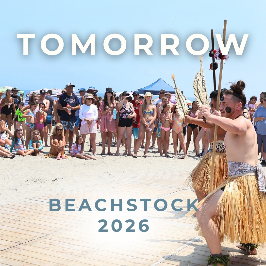 ‼️Due to weather, Beachstock will now be on SUNDAY, JUNE 28th‼️

Join us on Sunday, June 28 for a full day on the beach between Huntington & Granville Avenues from 8 a.m. to 10 p.m. Admission is FREE and no beach badges are required.

Spend the day enjoying live music, food vendors, crafters, kids’ activities, sand sculpting, surf lessons, cornhole, volleyball, environmental programming, and so much more. From the Tiki Beach Bar to the surf contests and family fun in the sand, Beachstock brings something for everyone right to the beach

We can’t wait to see you on the beach Sunday for Margate’s biggest summer celebration!