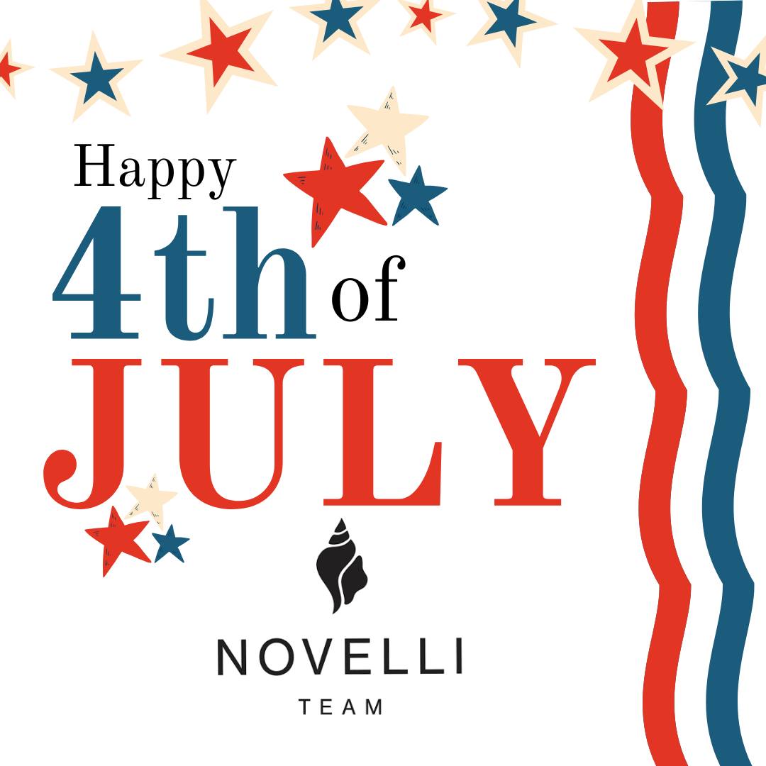 Happy 4th of July from todays calendar sponsor @novelliteam !
