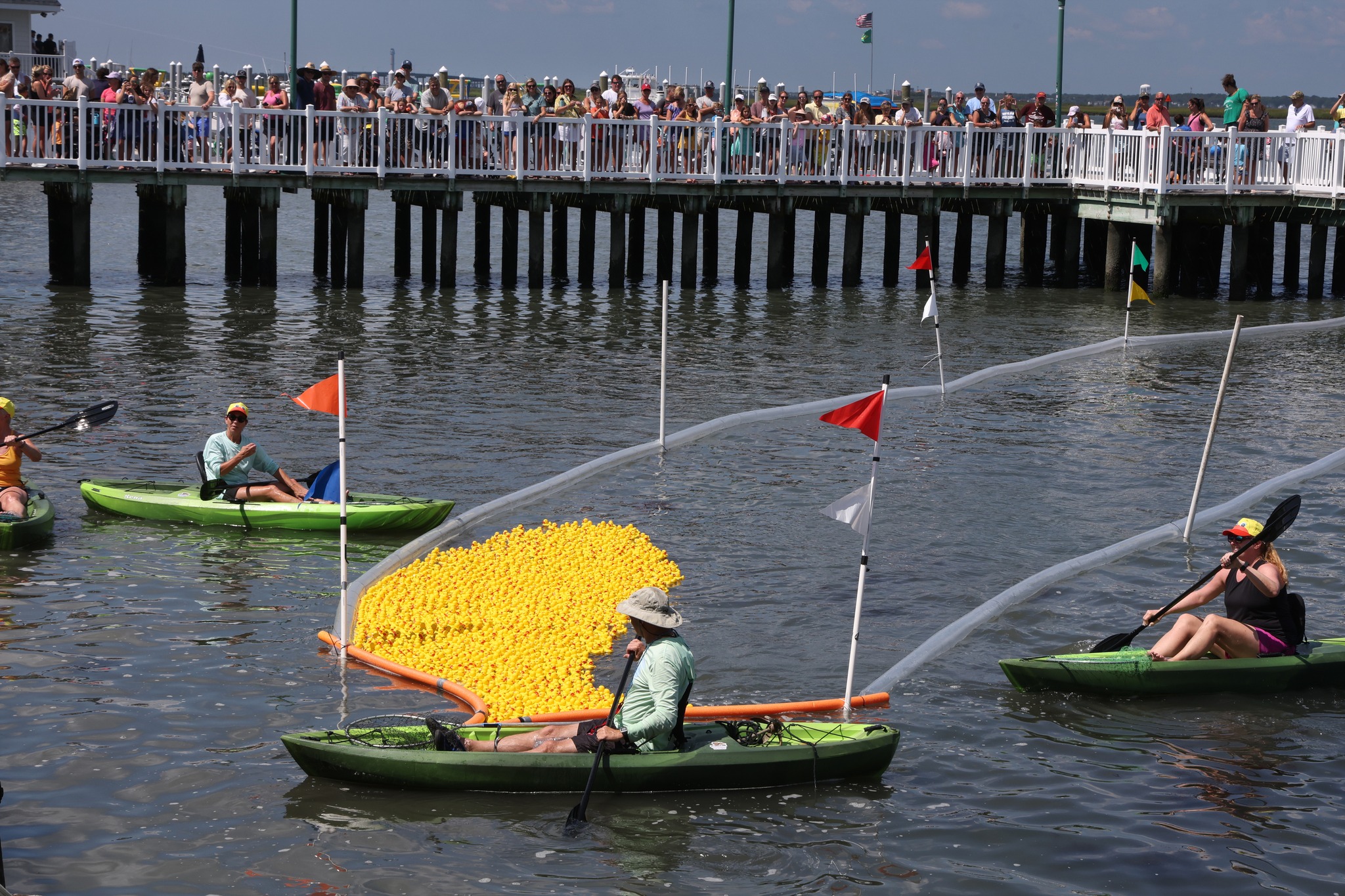 The Duck Derby, sponsored by Margate Gardens Wine & Spirits , is back at Scott's Dock this Sunday, August 23! 🦆

Join us beginning at 11 AM for a morning of family-friendly fun featuring games, music by USA DJ Entertainment, a Shirley Temple Bar, and the Duck Derby race at approximately 11:30 AM. See you there!