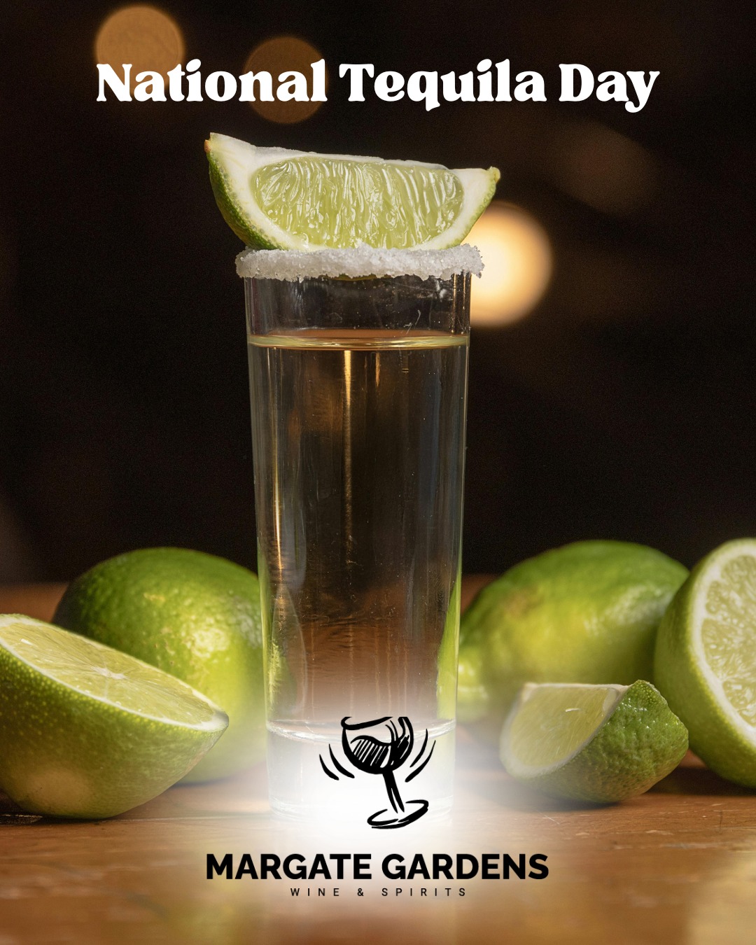 Happy National Tequila Day.. Celebrate Accordingly with Margate Gardens Wine & Spirits 🍋‍🟩