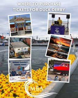 Don't miss your chance to join the Quack-A-Palooza Duck Derby!

Purchase your duck before Thursday, August 20 from:
• Scott's Dock 
• Margate Gardens Wine & Spirits 
• The Other Lucy Beach Grille
• Melissa with the MBA
• Wally with USA DJ Entertainment 
• The Margate Community Farmers Market 
• Thrilling Thursdays Movies on the Beach

One lucky duck could win you $1,000, with additional prizes of $500 and $250 (prepaid giftvcards). Plus, a portion of every ticket supports MBA community! programs.