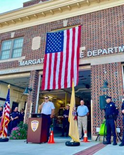 Join us today in Margate for our annual 9-11 memorial services Friday, Sept. 11. The services honor those who lost their lives during the terrorist attacks on Sept. 11, 2001.