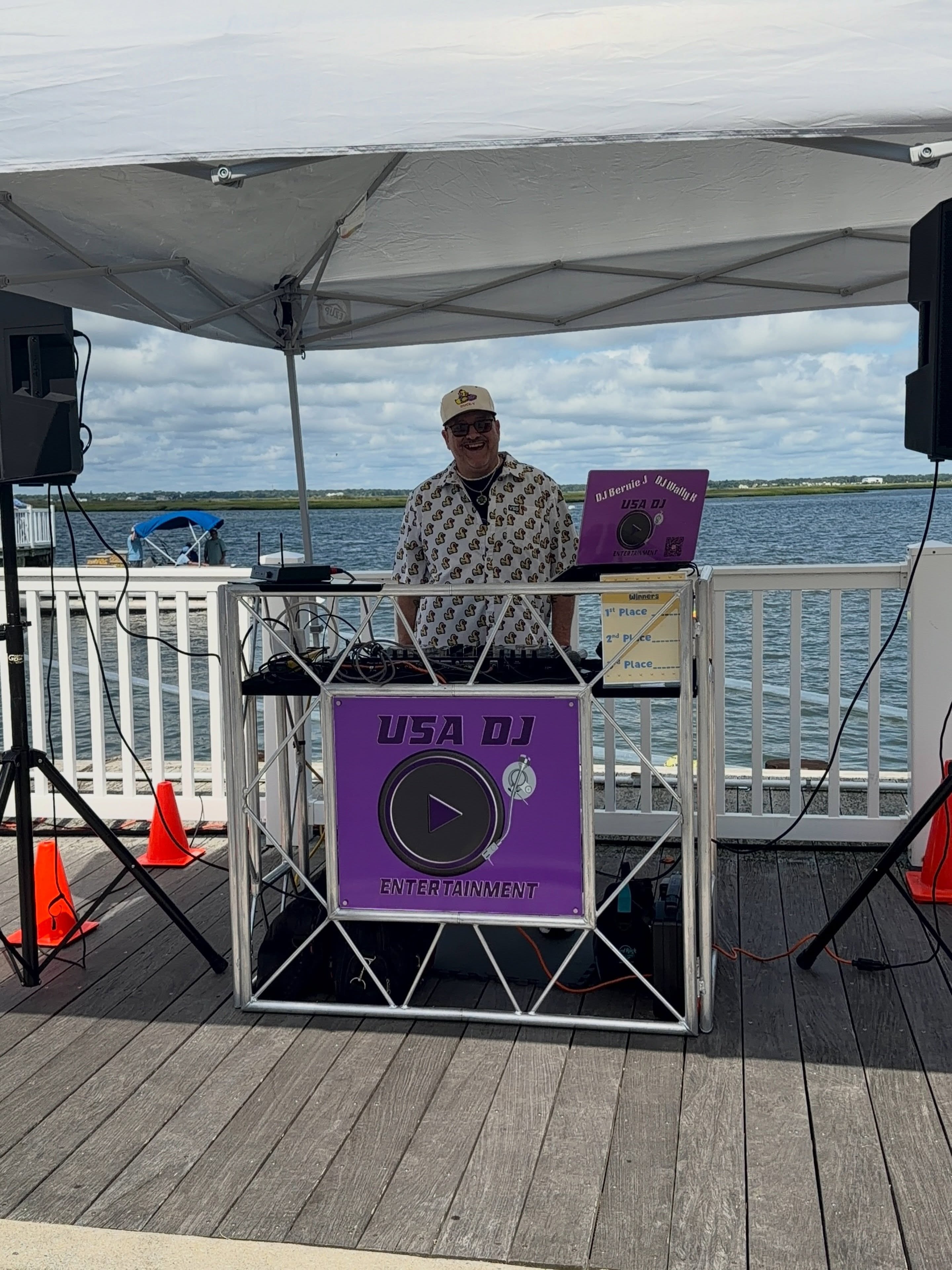 Shout out to DJ Bernie with @usadjkaraoke for keeping the good vibes and great music coming all morning long!
