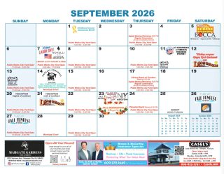 & just like that, it's September!☀️🍂 Check out all of the great events we have going on this month including Margate Fall Funfest!

Shout out to this months sponsors Margate Gardens Wine & Spirits , @Brown & McCarthy Insurance Agencies & Casel's Marketplace