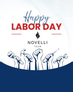 Happy Labor Day from todays calendar sponsor Novelli Team at Compass RE ! 🇺🇸