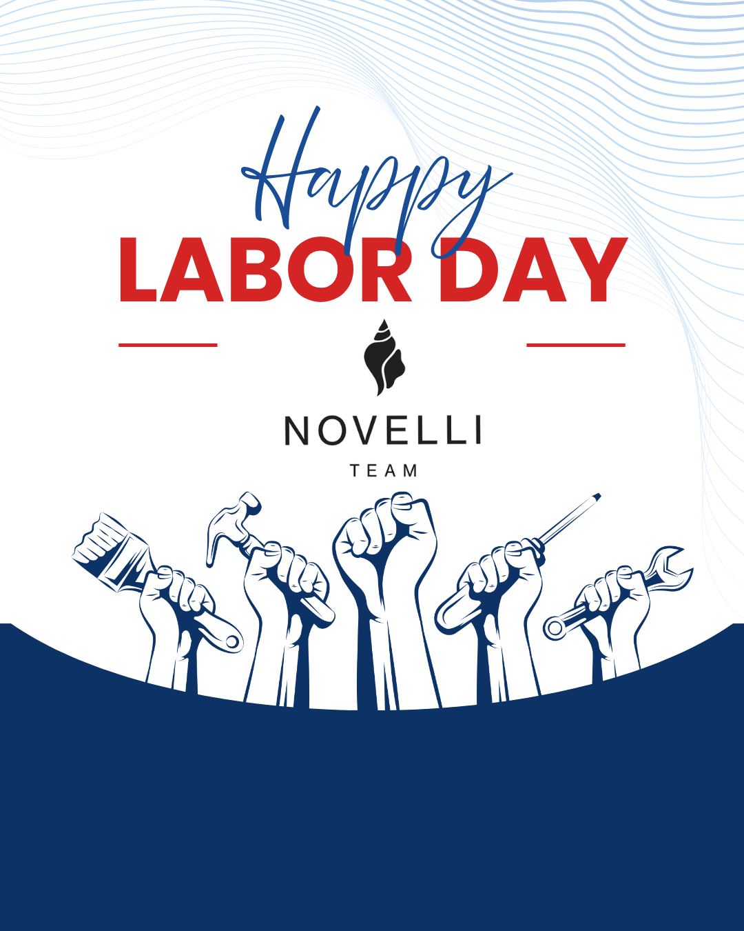Happy Labor Day from todays calendar sponsor Novelli Team at Compass RE ! 🇺🇸