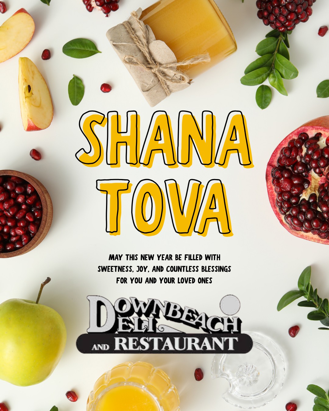 Shana Tova from Margate! Wishing everyone celebrating Rosh Hashanah a happy, healthy and sweet New Year. Today’s calendar is proudly sponsored by Downbeach Deli.