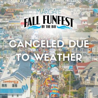 After closely monitoring the situation and meeting with City officials, the 25th Annual Margate Fall Funfest by the Bay has been cancelled in the interest of public safety.